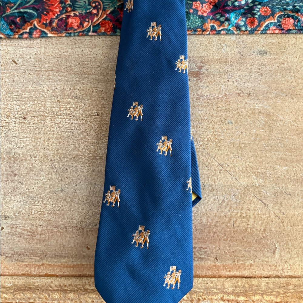 USA flag patriotic tie
